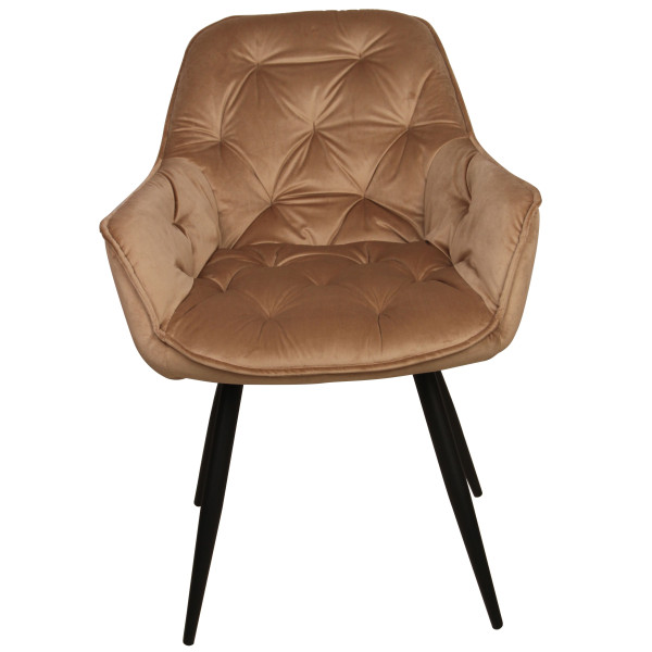 Стілець Intarsio Magic Бежевий Велюр-1