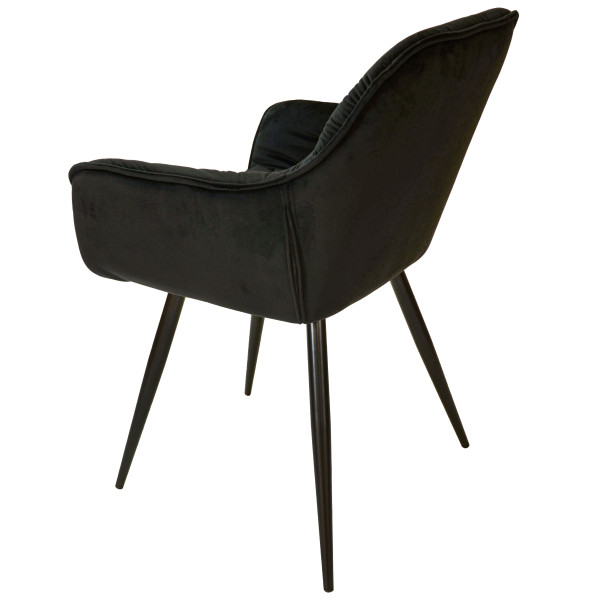 Стілець Intarsio Magic Чорний Велюр-5