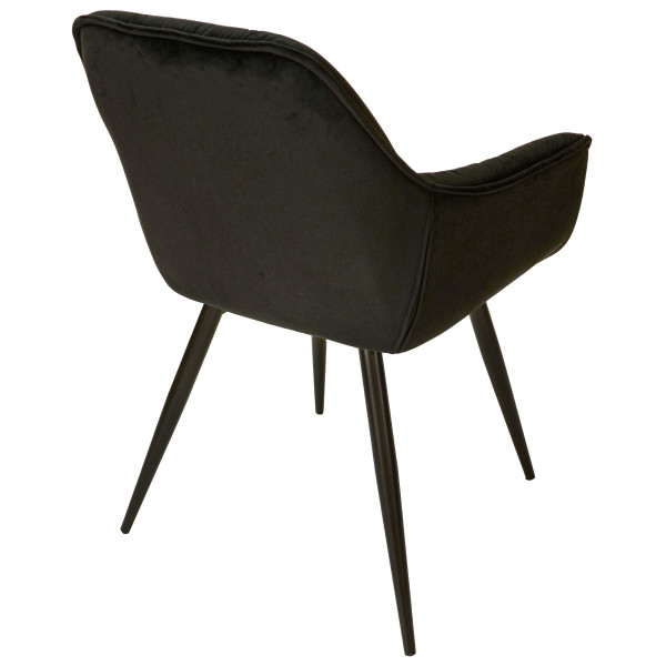 Стілець Intarsio Magic Чорний Велюр-4