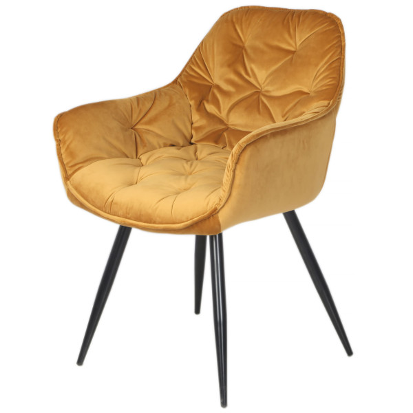 Стілець Intarsio Magic Карі Велюр-0