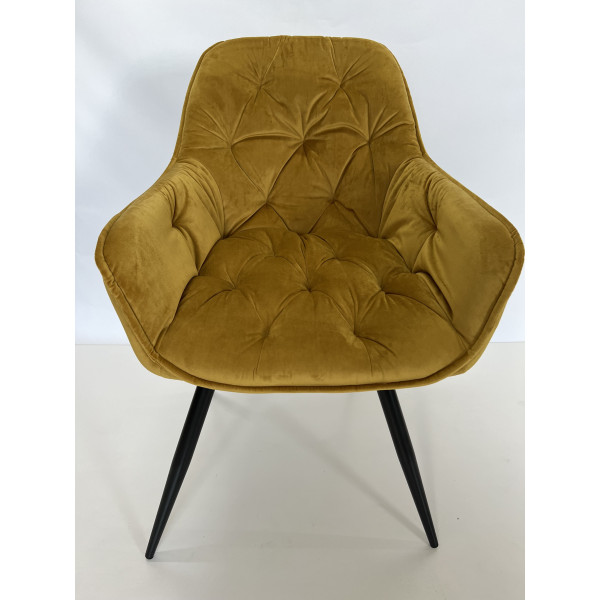 Стілець Intarsio Magic Карі Велюр-11