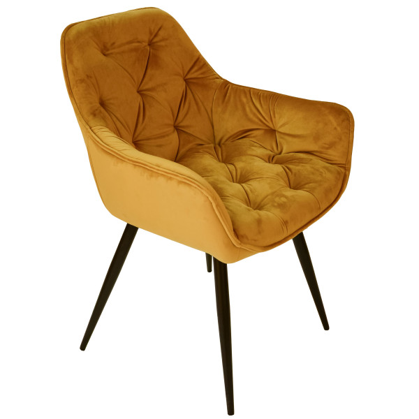 Стілець Intarsio Magic Карі Велюр-2