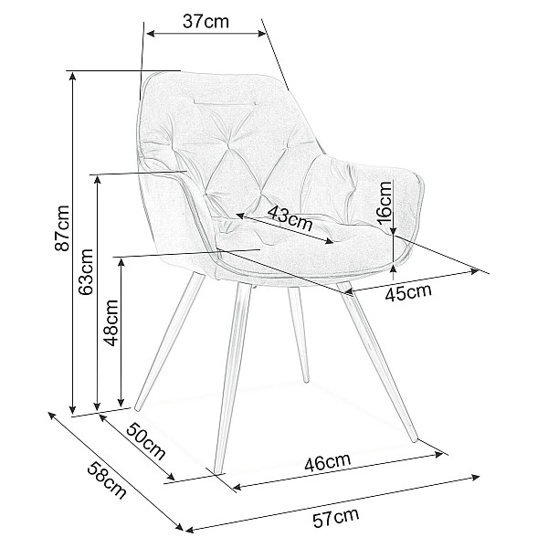 Стул Intarsio Magic Темно-синий Велюр Стул Intarsio Magic Темно-синий Велюр-13