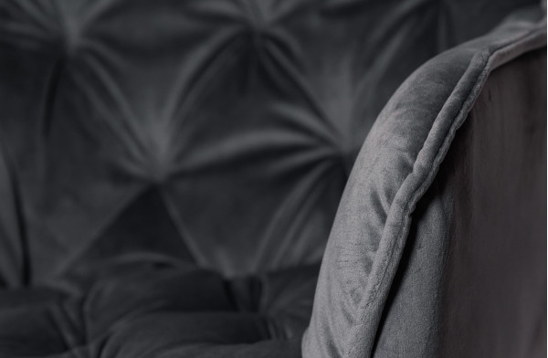 Стул Intarsio Magic Серый Велюр-11