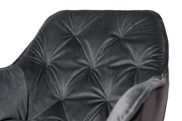 Стул Intarsio Magic Серый Велюр-12