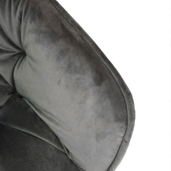 Стул Intarsio Magic Серый Велюр-19