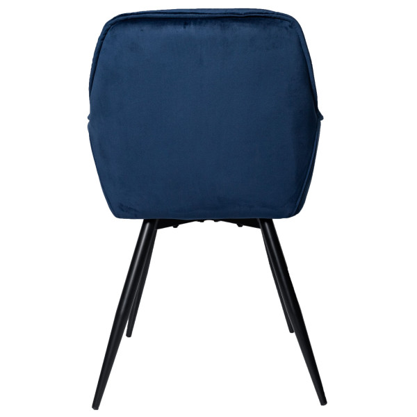 Стул Intarsio Magic Темно-синий Велюр-6