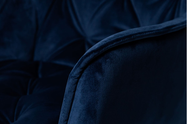 Стул Intarsio Magic Темно-синий Велюр-9