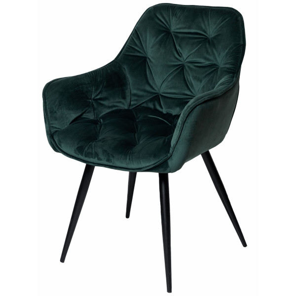 Стул Intarsio Magic Зеленый Велюр-0