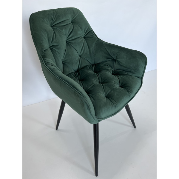 Стул Intarsio Magic Зеленый Велюр-11