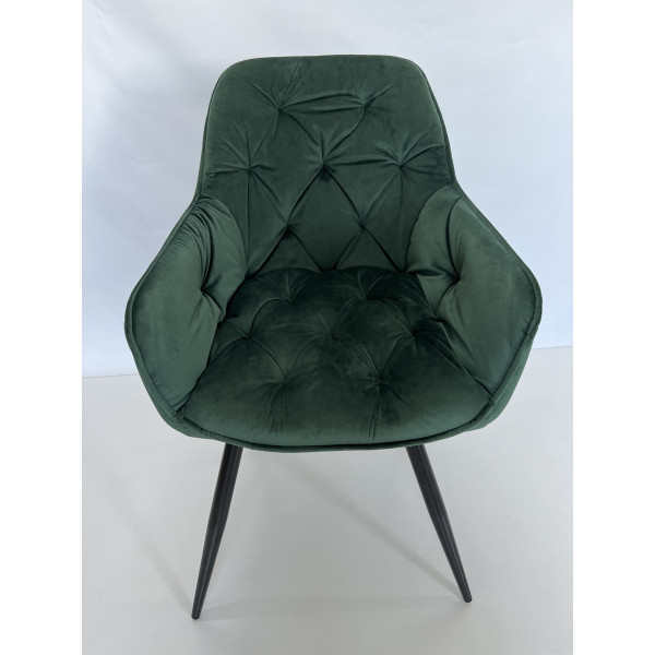 Стул Intarsio Magic Зеленый Велюр-12