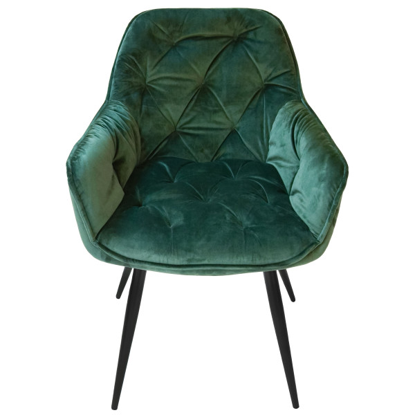 Стул Intarsio Magic Зеленый Велюр-3