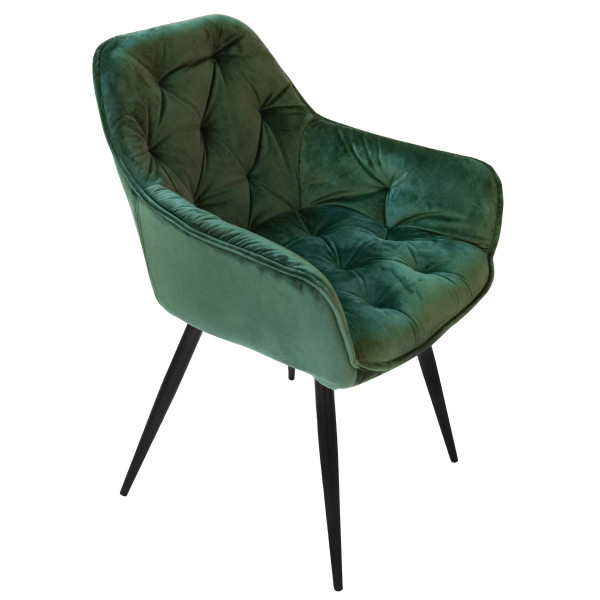 Стул Intarsio Magic Зеленый Велюр-2