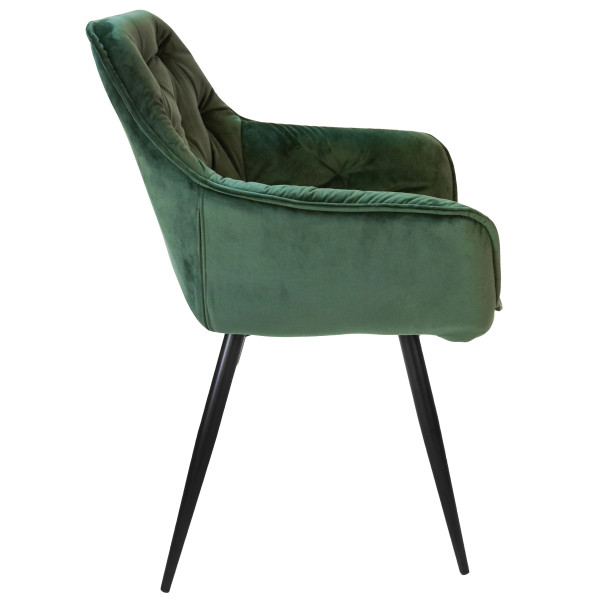 Стул Intarsio Magic Зеленый Велюр-4