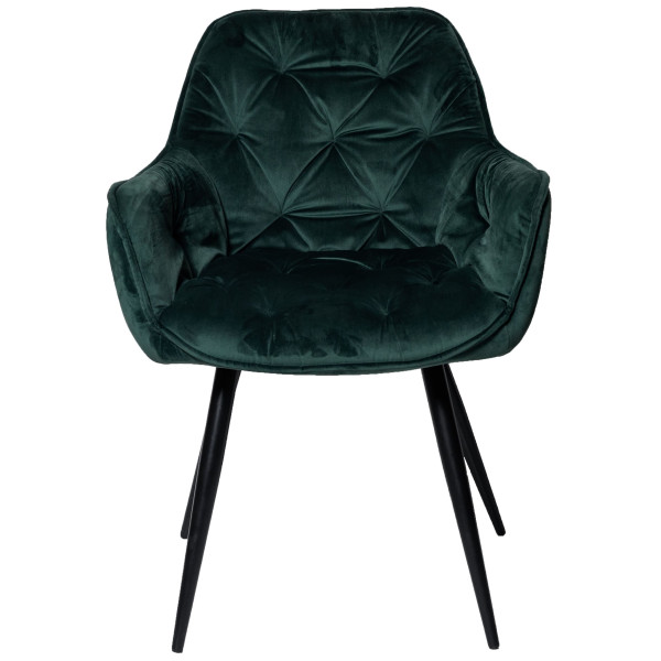 Стул Intarsio Magic Зеленый Велюр-1
