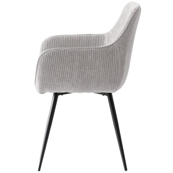 Стілець Intarsio Oliver Сірий Вельвет-5