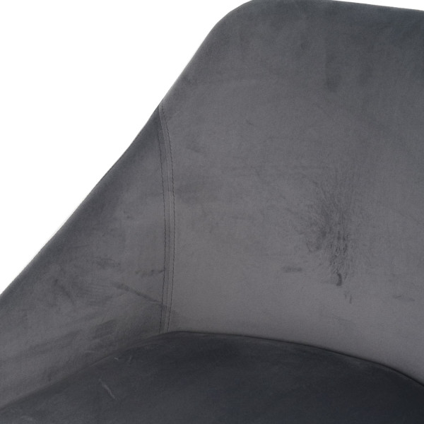 Стілець Intarsio Pepio Сірий Велюр-7