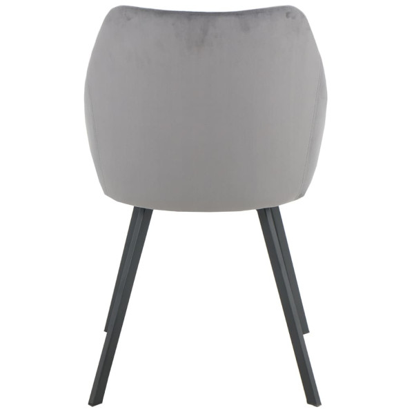 Стілець Intarsio Pepio Сірий Велюр-4