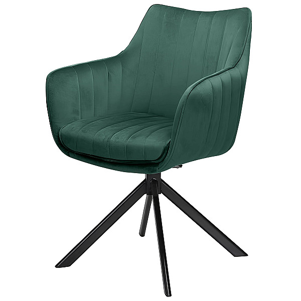 Стул поворотный Intarsio Salvia Зеленый Велюр Стул поворотный Intarsio Salvia Зеленый Велюр-0