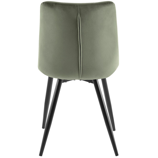 Стілець Intarsio Shell Оливковий Оксамит-4