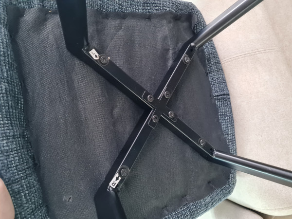 Стул Intarsio Stefan Темно-серый Ткань-11