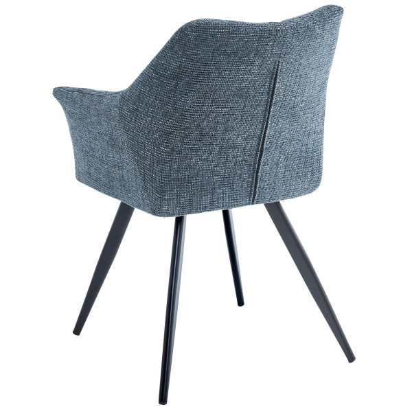 Стул Intarsio Stefan Темно-серый Ткань-7