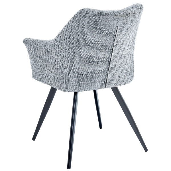 Стул Intarsio Stefan Светло-серый Ткань-7