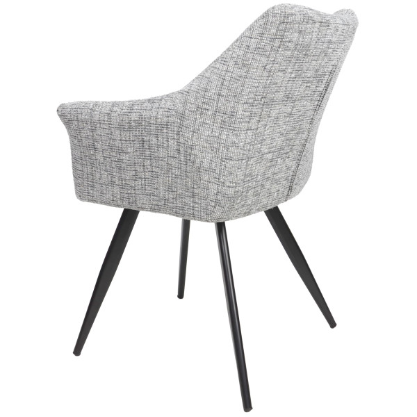 Стул Intarsio Stefan Светло-серый Ткань-6