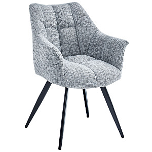 Стул Intarsio Stefan Светло-серый Ткань