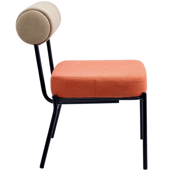 Стул Intarsio Totoro Терракотовый Ткань-2