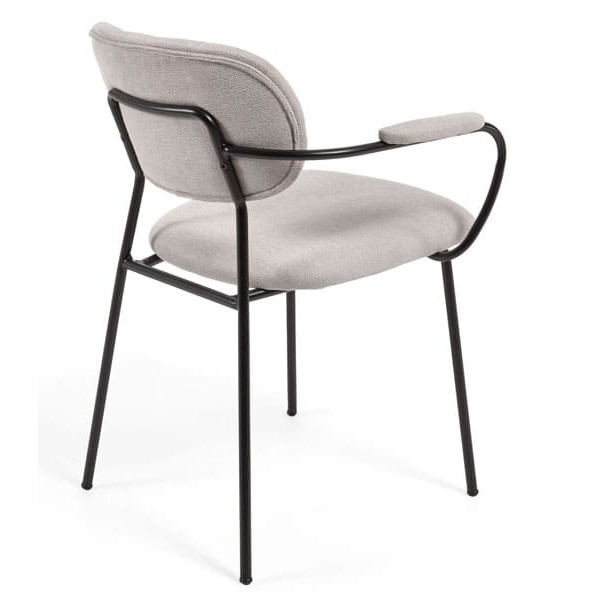 Стілець La Forma AUXTINA CC3002KY12 Бежева тканина Шеніл-2