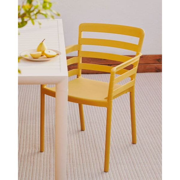 Садовый стул La Forma NARIET CC6106S31 Горчичный-1