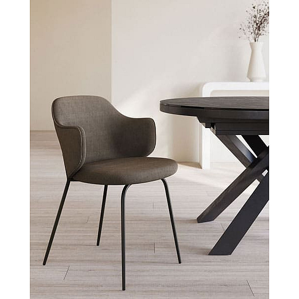 Стул La Forma SUANNA ​​C0100009PN15 Серый вельвет-4