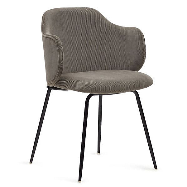 Стул La Forma SUANNA ​​C0100009PN15 Серый вельвет-0