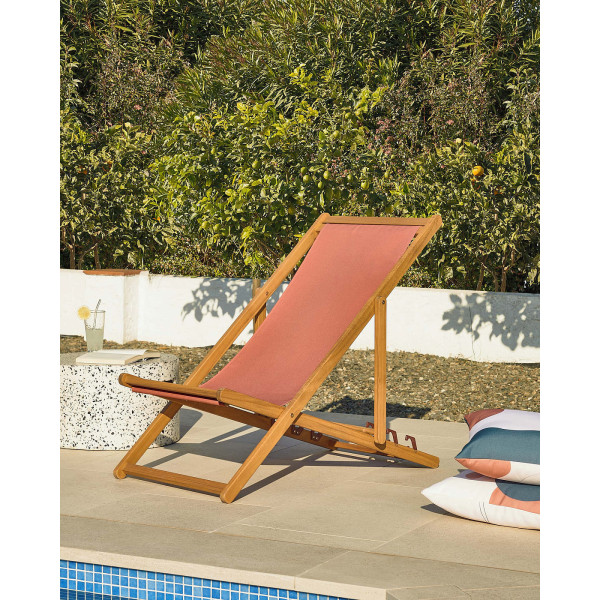 Крісло-шезлонг La Forma ADREDNA CC2157J86 Теракота-1