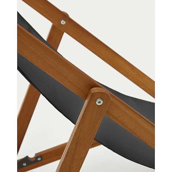 Крісло-шезлонг La Forma ADREDNA CC2157J01 Чорний-6