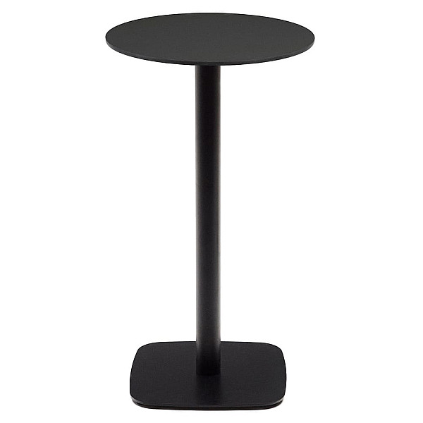 Барний стіл La Forma DINA T09032HP01 Чорний Ø 60 см-0