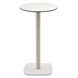 Барний стіл La Forma DINA T09036HP05 Білий Ø 60 см