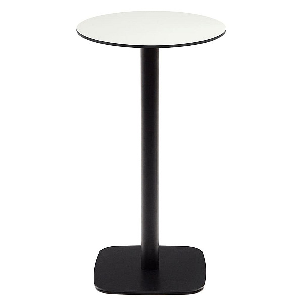 Барний стіл La Forma DINA T09032HP05 Білий Ø 60 см-0