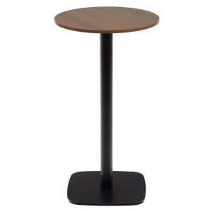 Барний стіл La Forma DINA T09032WM41 Горіх Ø 60 см