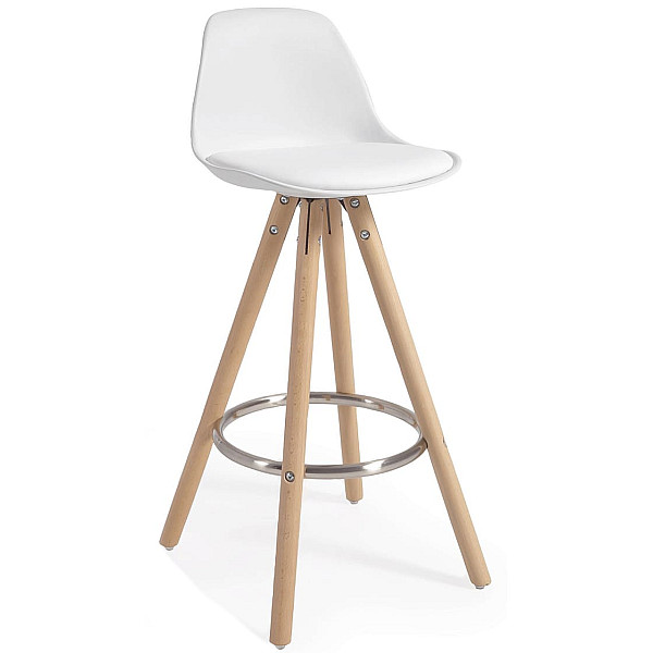 Напівбарний стілець La Forma STAG Білий-0