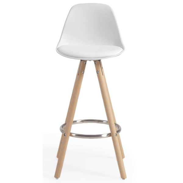 Напівбарний стілець La Forma STAG Білий-3