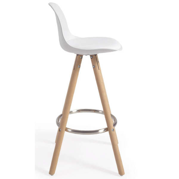 Напівбарний стілець La Forma STAG Білий-4