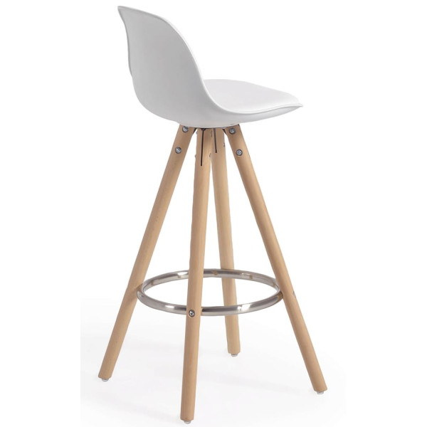 Напівбарний стілець La Forma STAG Білий-5