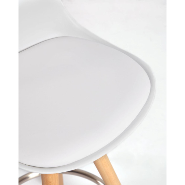 Напівбарний стілець La Forma STAG Білий-7