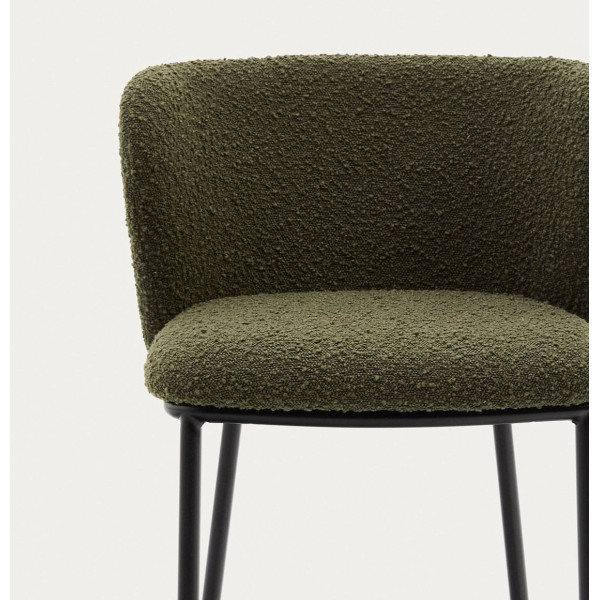 Барный стул La Forma CISELIA C0600065JJ06 Зеленый букле-4