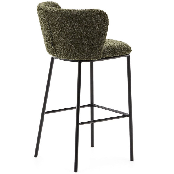 Барный стул La Forma CISELIA C0600065JJ06 Зеленый букле-3