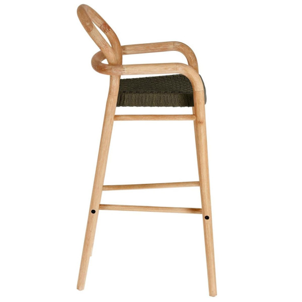 Барний стілець La Forma SHERYL Зелений-5