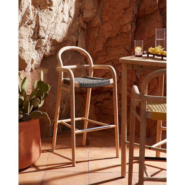 Барний стілець La Forma SHERYL Зелений-1