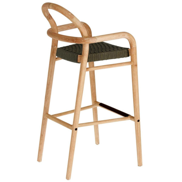 Барний стілець La Forma SHERYL Зелений-6